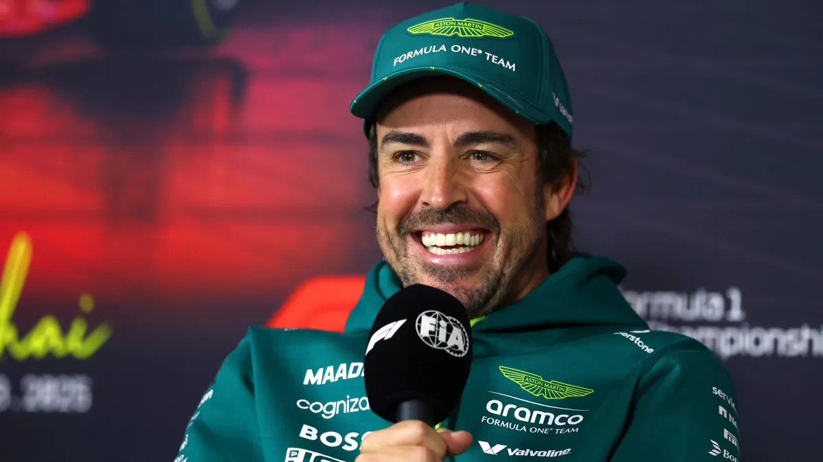 Fernando Alonso en rueda de prensa