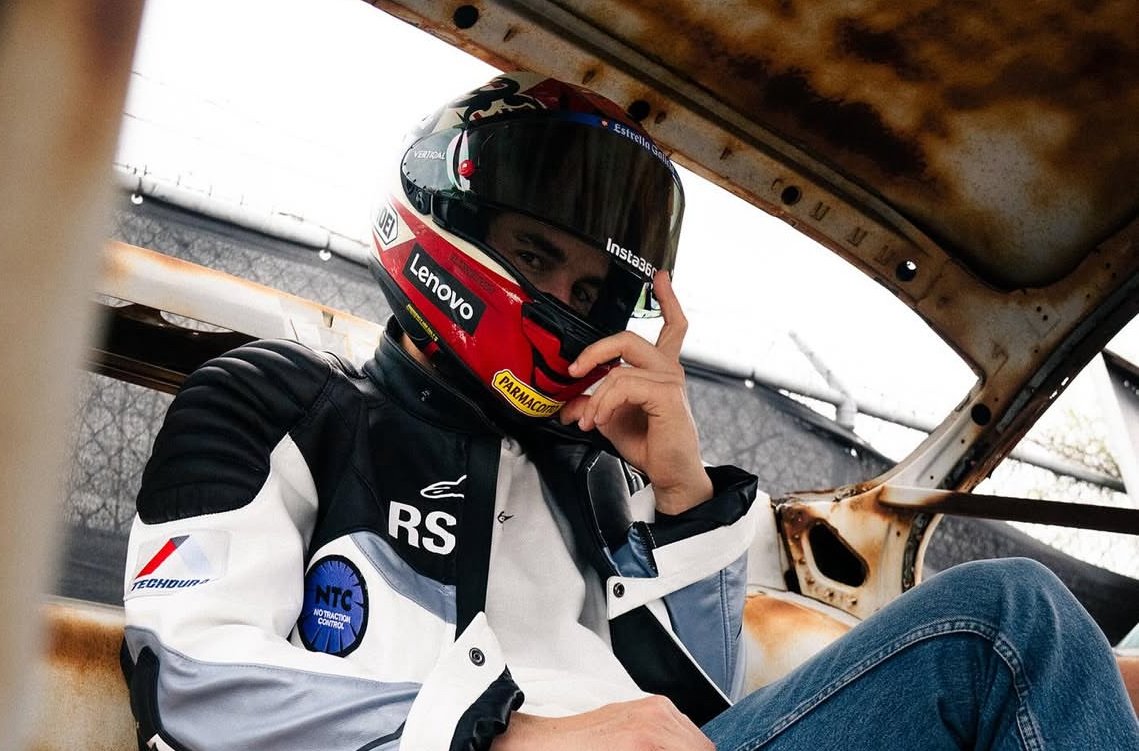 Marc Márquez a su llegada a Austin