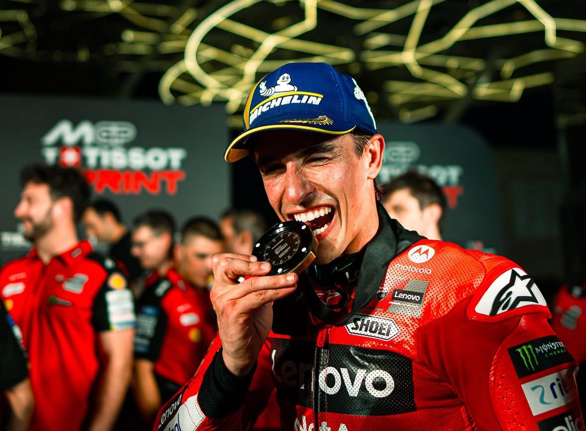 Marc Márquez en el GP de Qatar