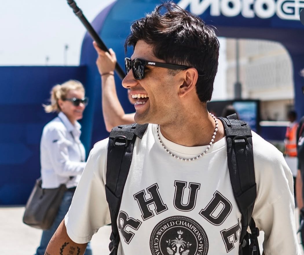 Jorge Martín a su llegada a Qatar