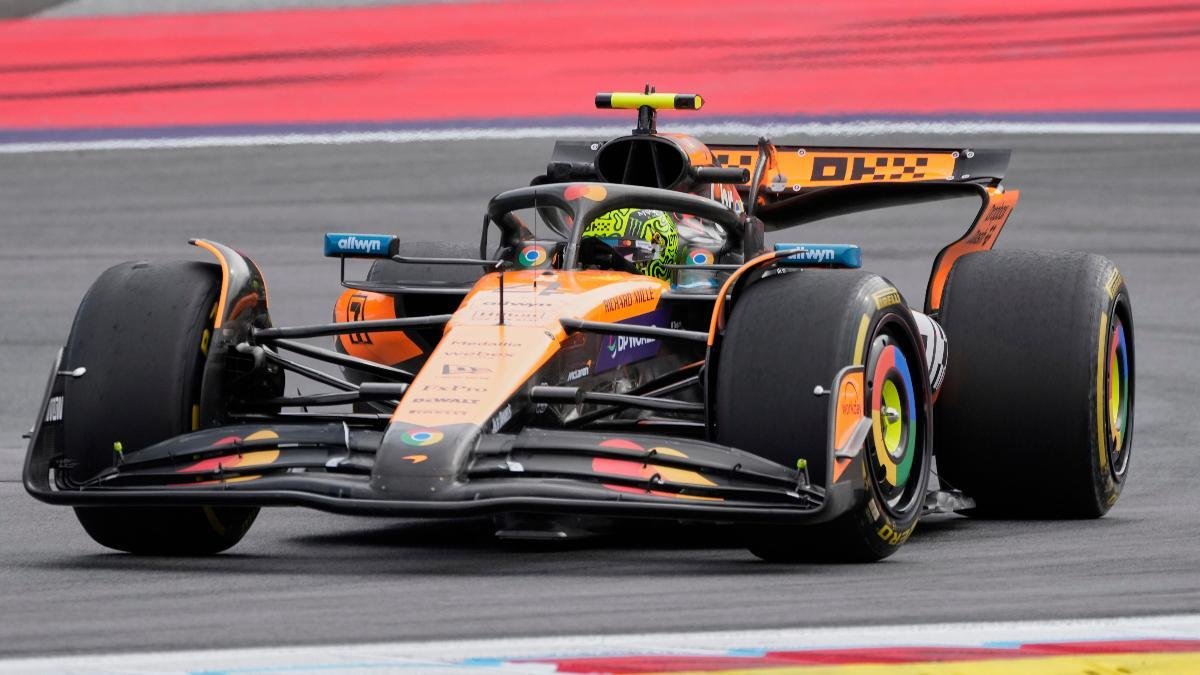 Lando Norris en el GP de Austria de F1 2025