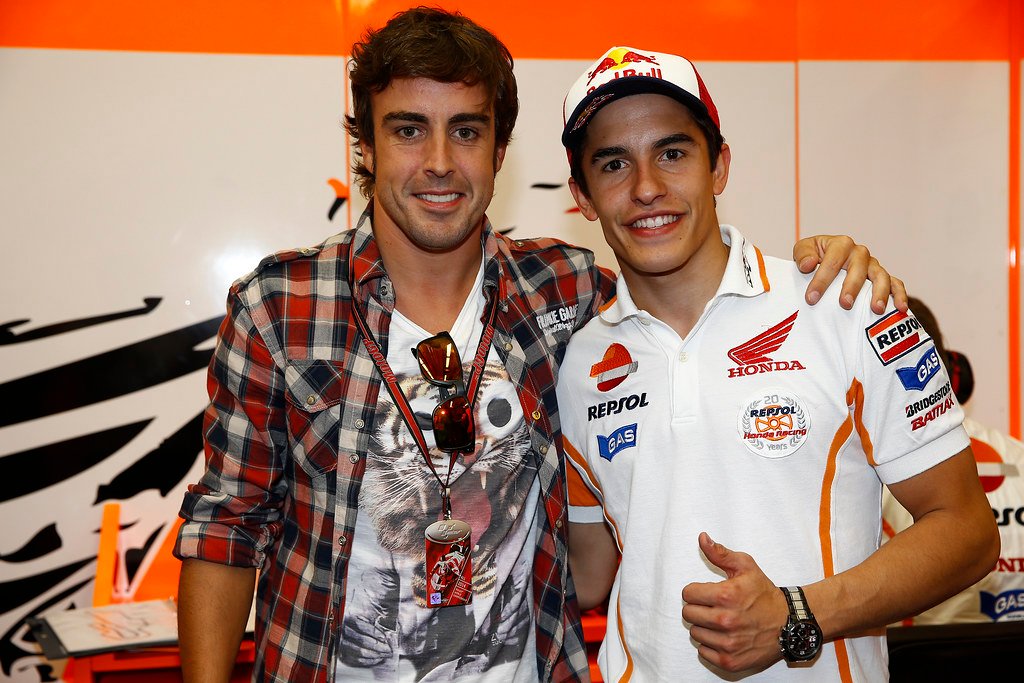 Fernando Alonso elogia regreso de Marc Márquez