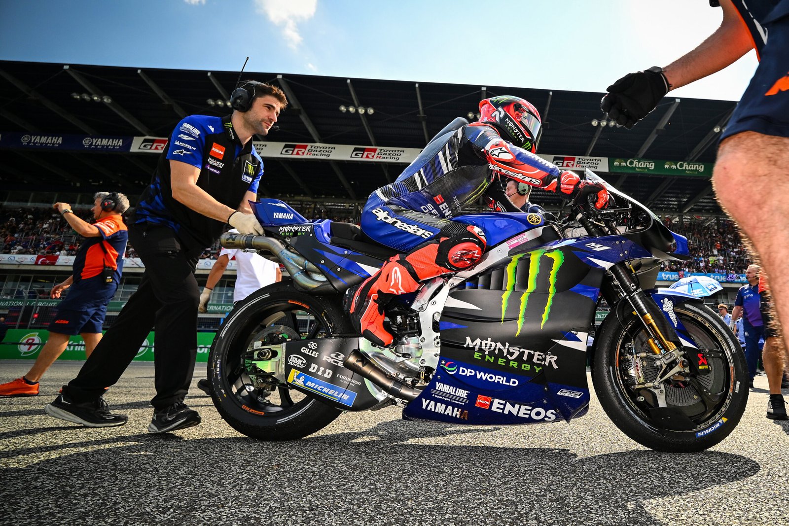 Fabio Quartararo señala el gran problema de la Yamaha V4 tras la Sprint: “Aquí es catastrófico”