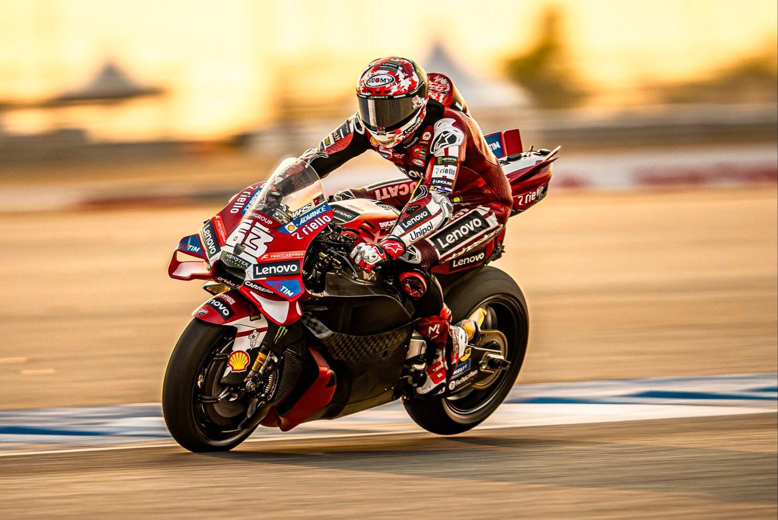 Pecco Bagnaia confirma su mejora con la Ducati: “La moto me da las sensaciones que busco”