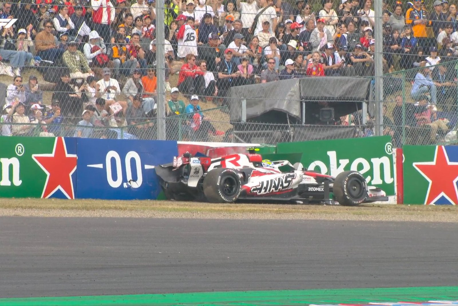 accidente Bearman Suzuka 2026