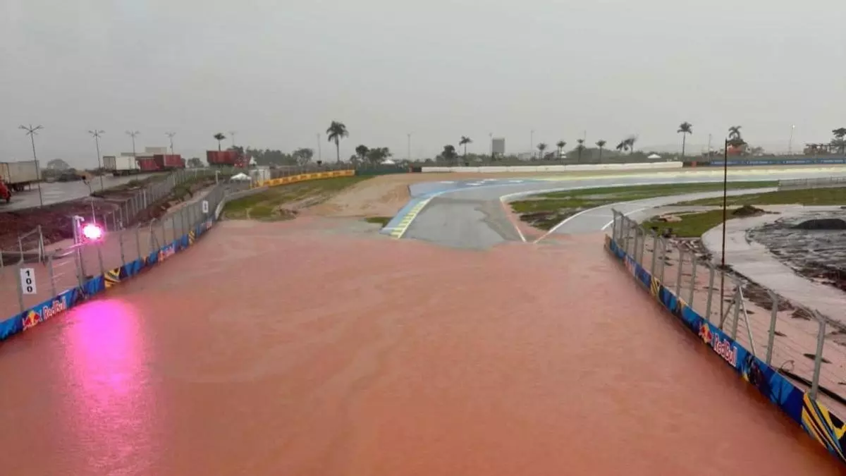 Alerta en el GP de Brasil de MotoGP 2026: inundaciones en Goiânia ponen en riesgo el inicio del fin de semana