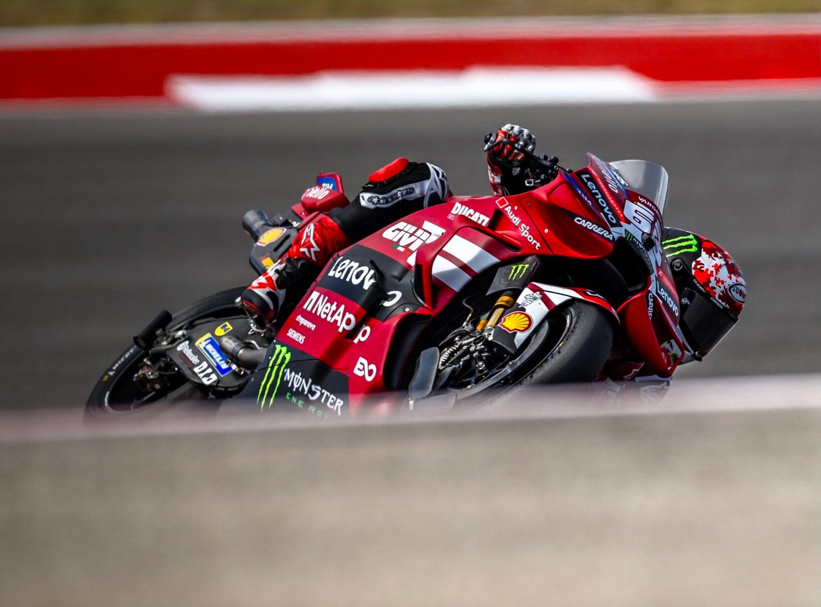 Pecco Bagnaia roza la victoria en Austin: “Espero que sea un punto de inflexión”