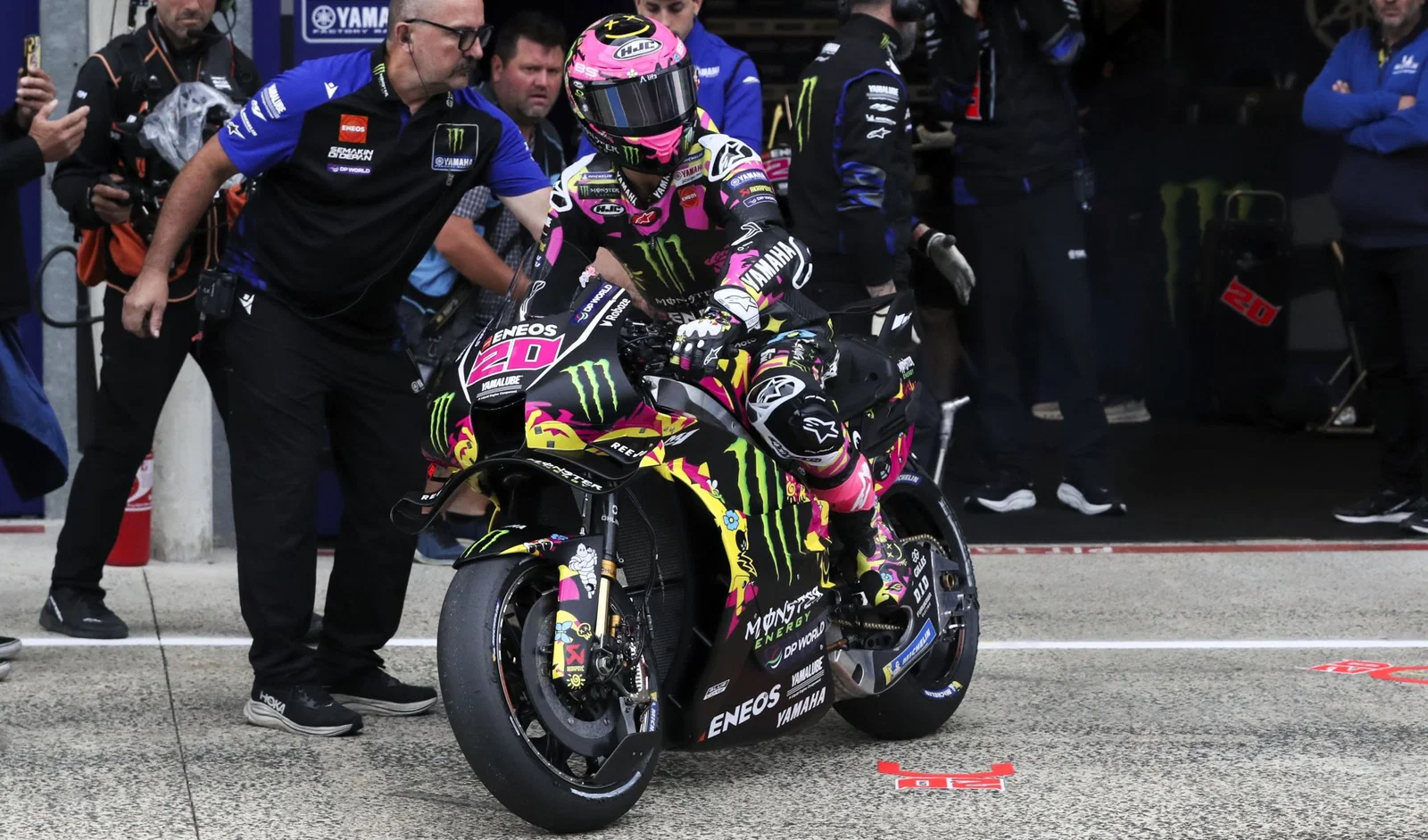 Fabio Quartararo recupera sensaciones en Le Mans: “He podido sentir el límite de la moto por primera vez”